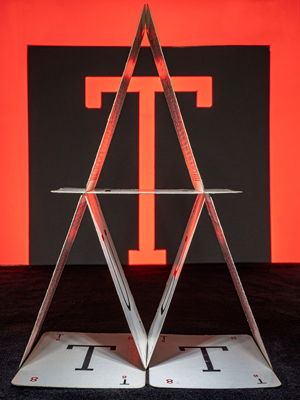 'Triangles' by Rosemary Gibbs of Rugby U3A