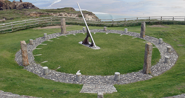 'Perranporth Millennium Sundial' by Marion Clark of Newquay U3A