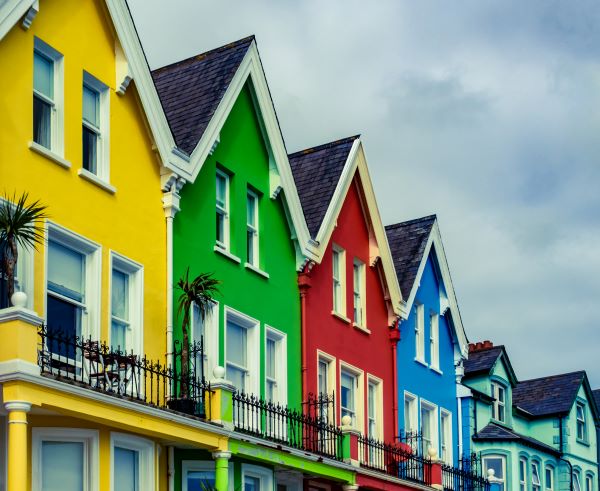 'Happy Houses' by Brian Moore of Belfast u3a