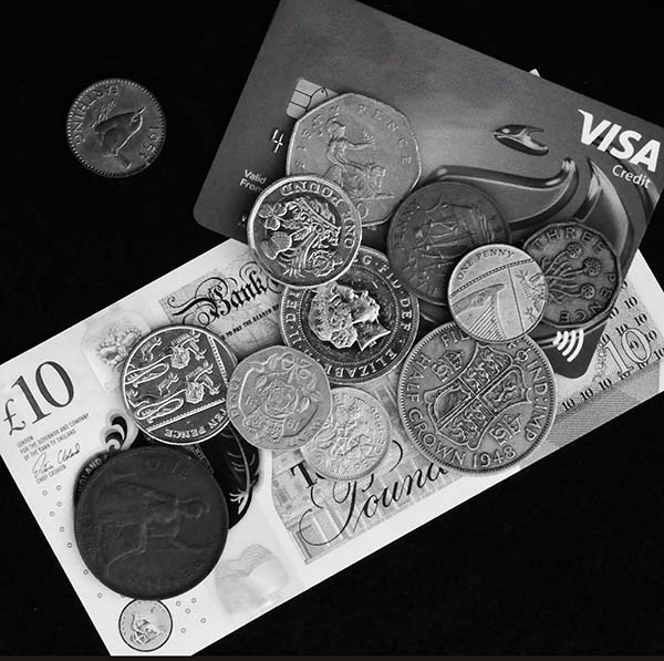 'Old money, new money' by Maureen Gibson of Helston & District u3a