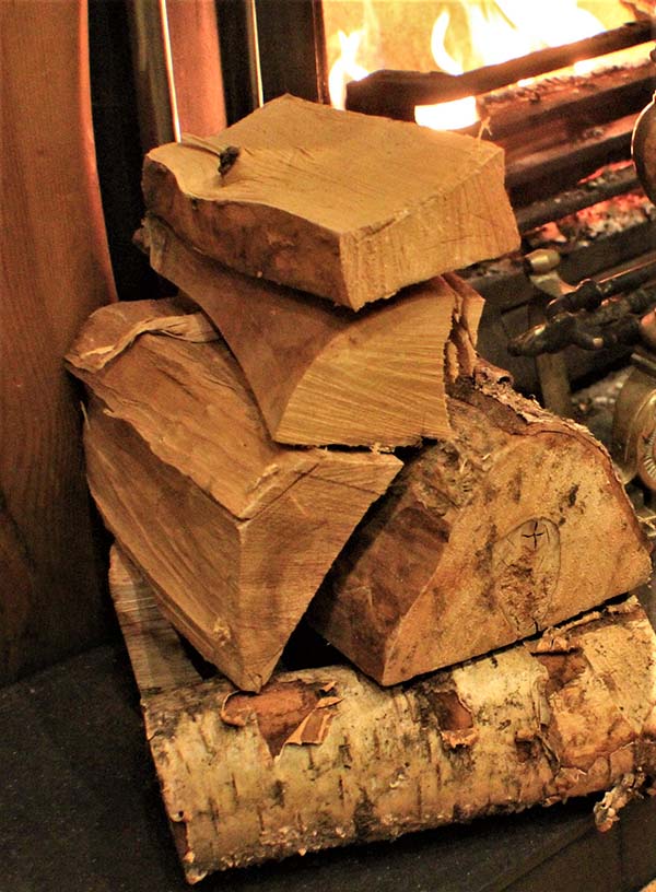 'Logs By The Fire' by Bill Lockhart of Holywood District u3a