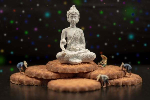 'Biscuit Buddha' by Brendan Gillan of Ballymoney u3a