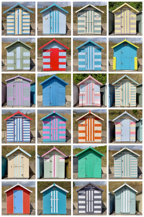 'Beach Huts' by Brian Snelson of Hockley & Hawkwell u3a